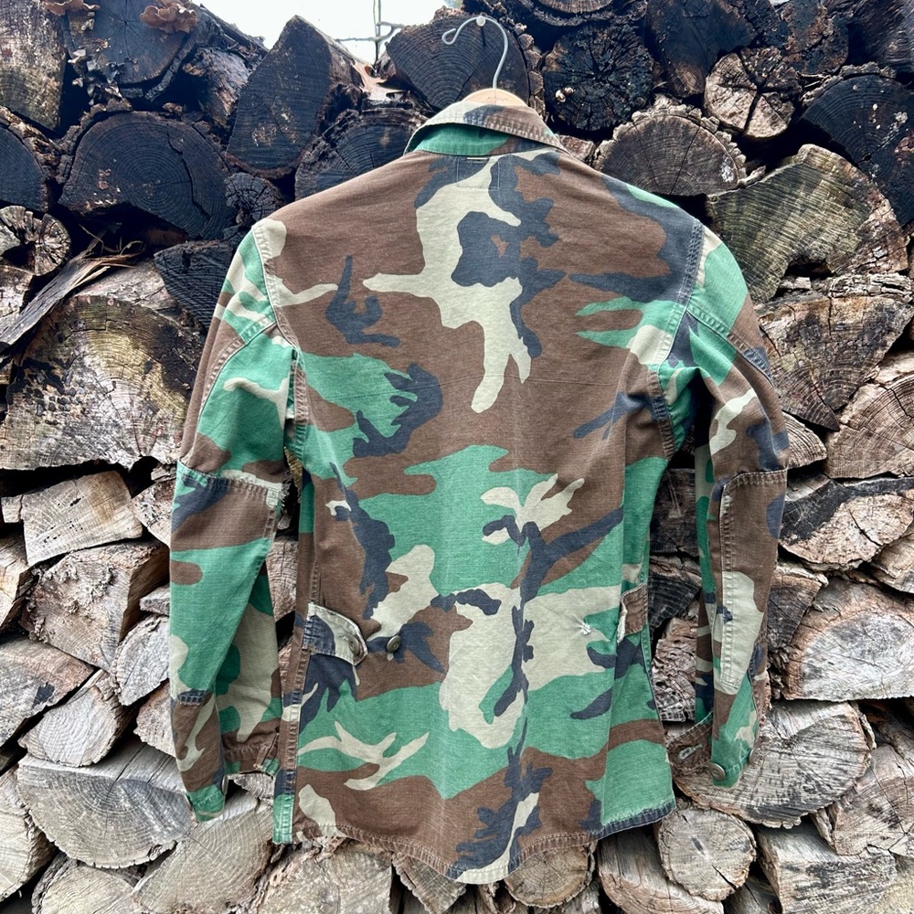 Vintage Camo Army Button Up Shirt - Picture 2 of 11